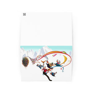 Paragliding Race Greeting card