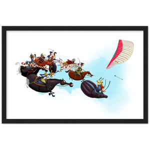 Charge. Premium Matte Paper Wooden Framed Poster