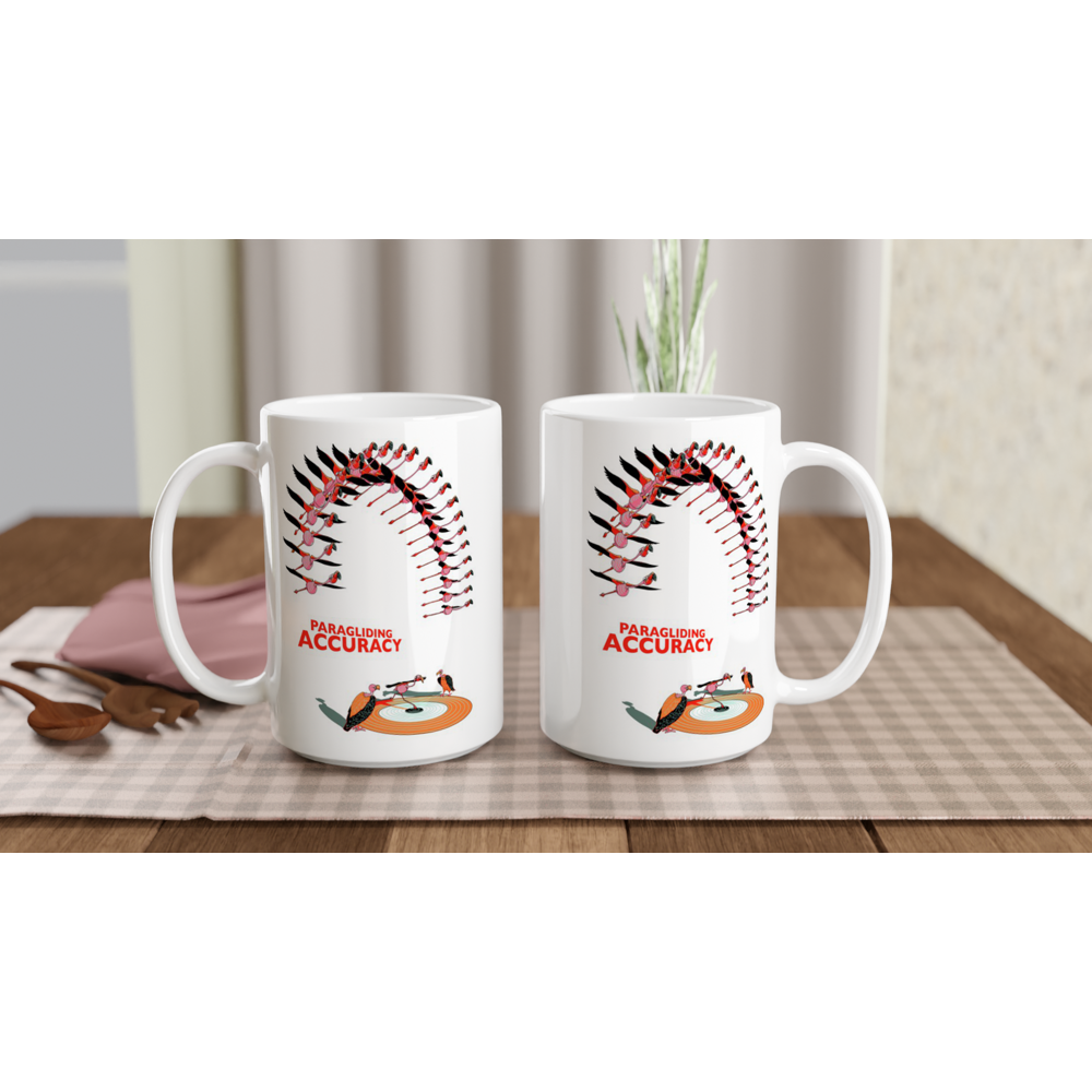 Paragliding Accuracy Flamingos Mug