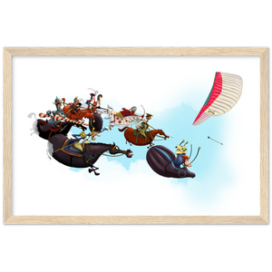 Charge. Premium Matte Paper Wooden Framed Poster