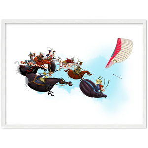 Charge. Premium Matte Paper Wooden Framed Poster