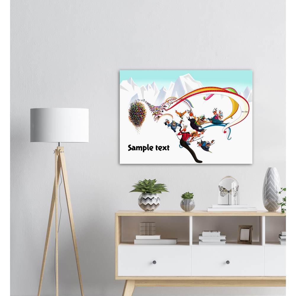 Lead Gaggle PERSONALISED TEXT Premium Matte Paper Poster
