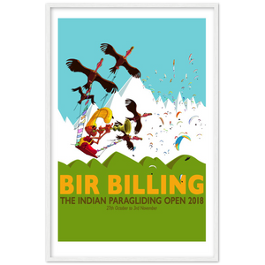 Billing India.Premium Matte Paper Wooden Framed Poster