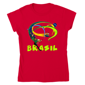 Brasil: Womens Crewneck T-shirt