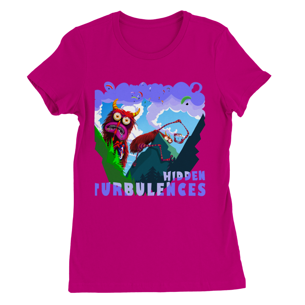 Hidden Turbulences Womens Crewneck T-shirt