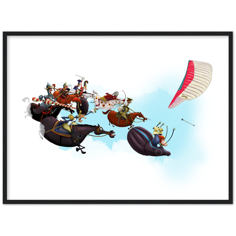 Charge. Premium Matte Paper Wooden Framed Poster