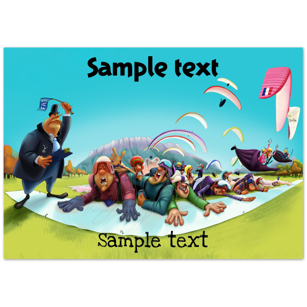 Worlds PERSONALISED TEXT Premium Matte Paper Poster