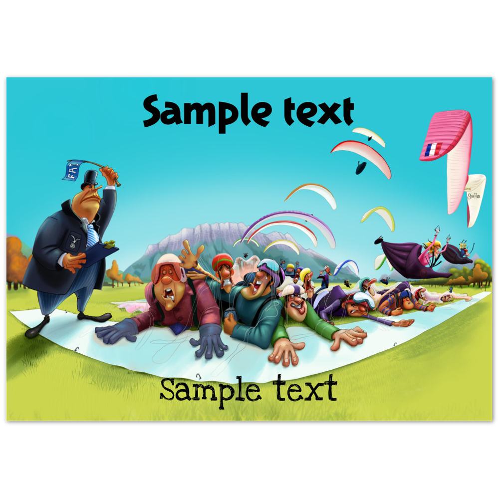 Worlds PERSONALISED TEXT Premium Matte Paper Poster